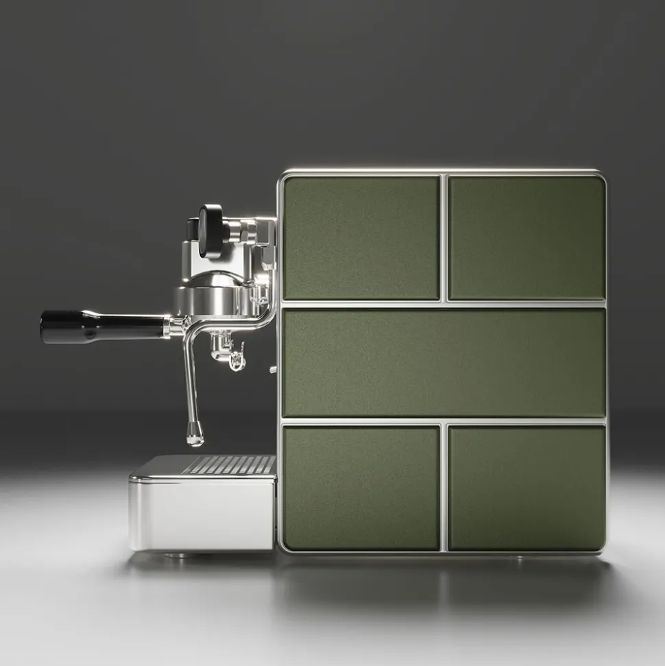 Stone Espresso Mine Satin Green espressokone – vihreä