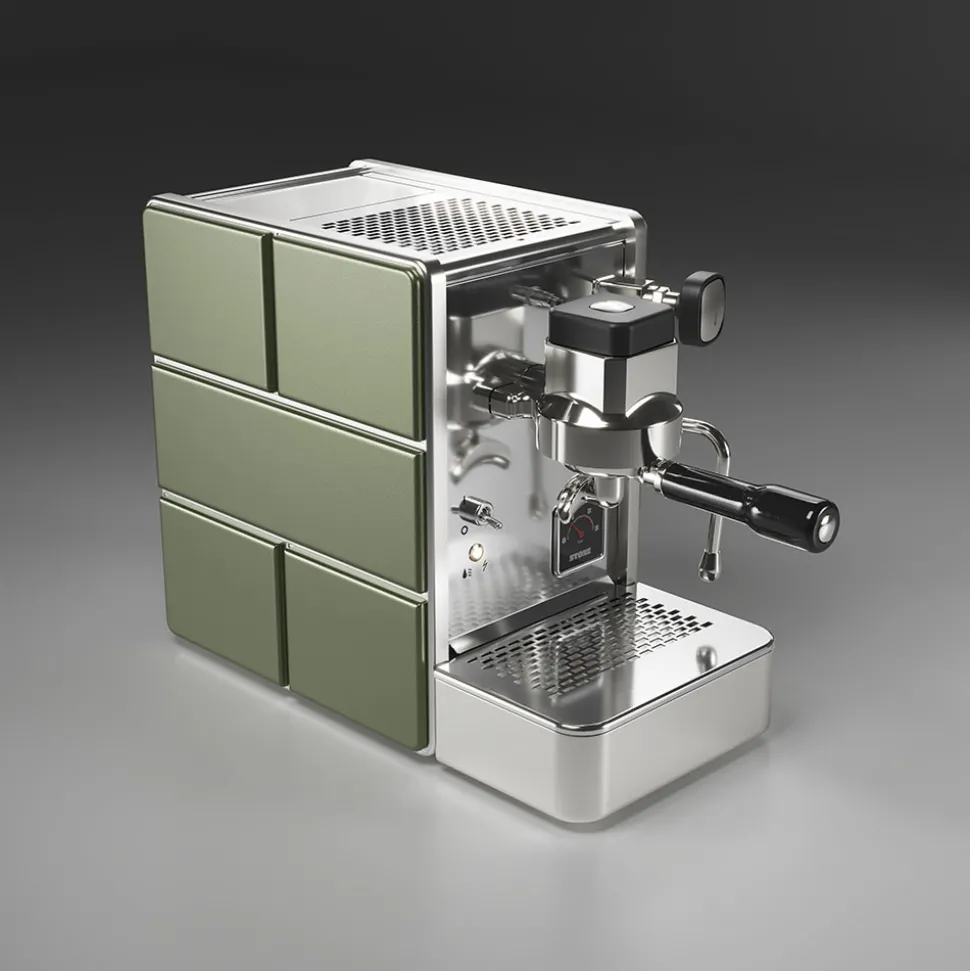 Stone Espresso Mine Satin Green espressokone – vihreä