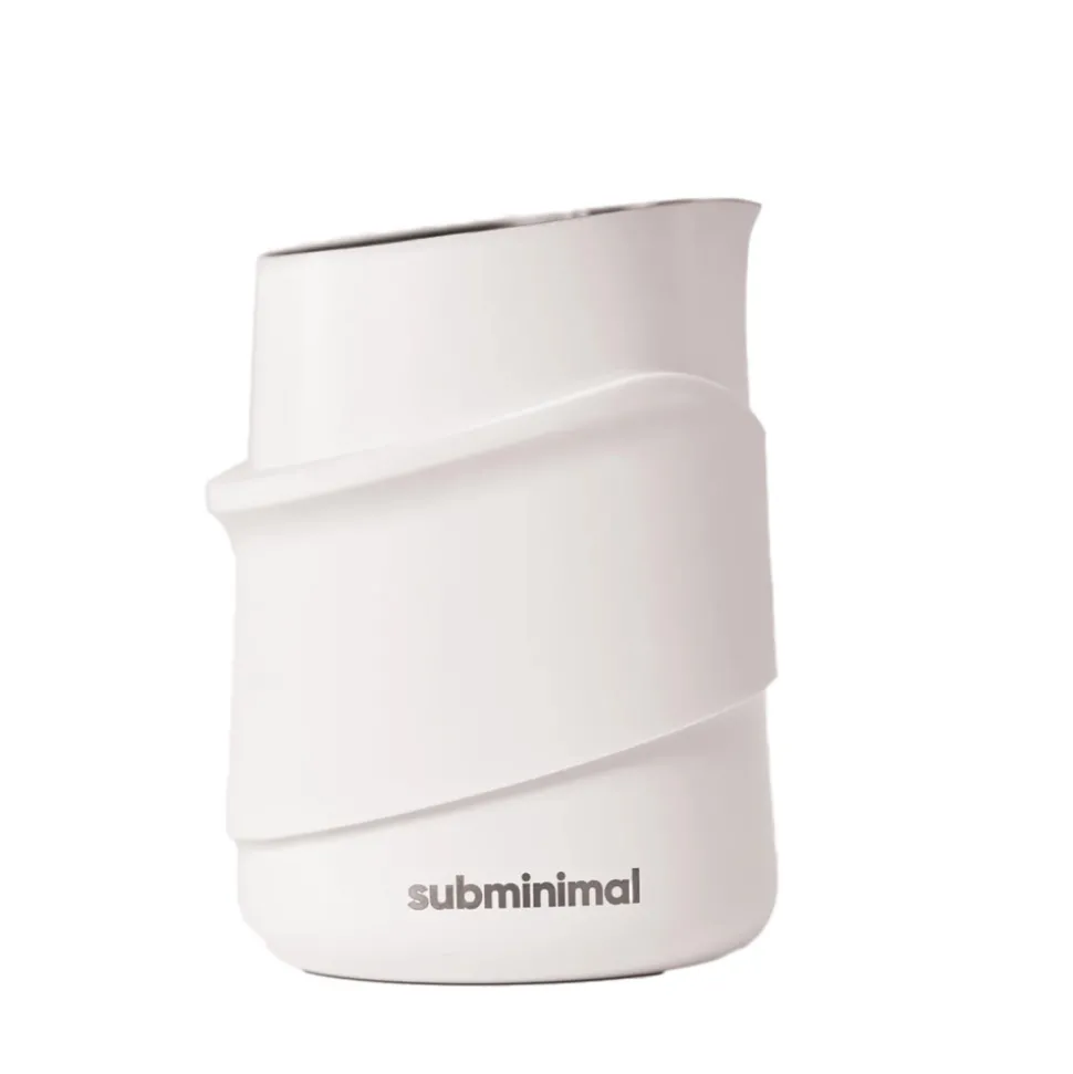 Subminimal FlowTip maitokannu (kahvaton), 450 ml – valkoinen