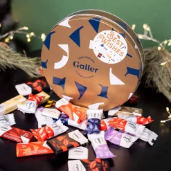 Suklaalajitelma juhlavassa pakkauksessa Galler Collector’s Selection Box, 30 kpl.