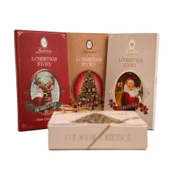 Suklaalevylajitelma Christmas Chocolate Greetings, 3 x 80 g