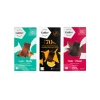 Suklaalevylajitelma Galler Dark Cocoa Nibs x Milk Almonds x Dark Orange, 3 x 80 g