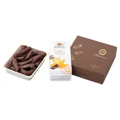 Suklaamakeiset appelsiininkuorella Laurence Golden Orange Peel, 140 g