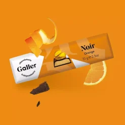 Suklaapatukka Galler Dark Orange, 70 g