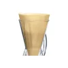 Taittelematon värjäämätön kahvin suodatinpaperi Chemex Half Moon, 100 kpl. (3 kupin Chemexiin)