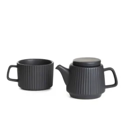 Teekannu ja muki Homla MULEN Black, 650 ml