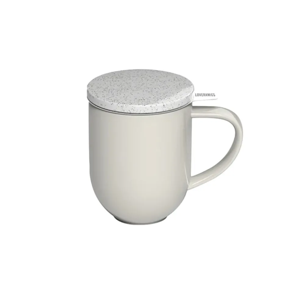 Teemuki siivilällä ja kannella Loveramics Pro Tea Beige, 300 ml