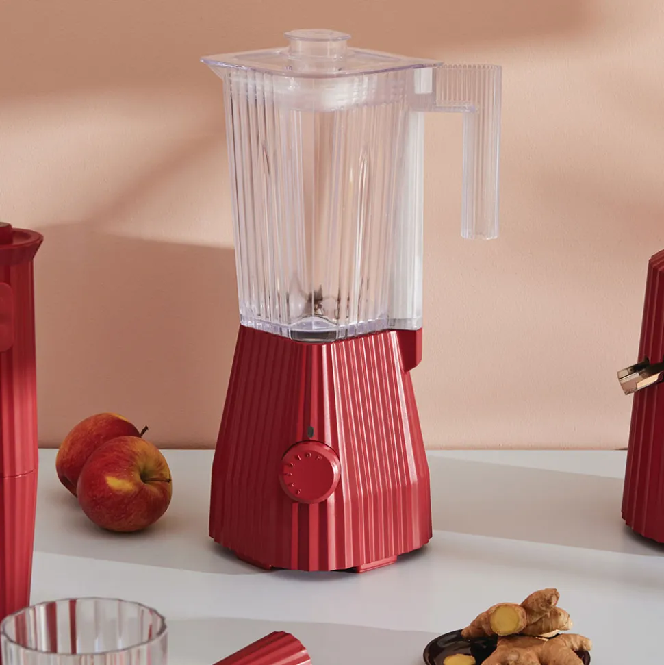 Tehosekoitin Alessi Plisse Red