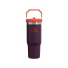 Termospullo Stanley The Iceflow Flip Straw Plum, 0,89 l