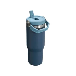 Termospullo Stanley The Iceflow Flip Straw Navy, 0,89 l