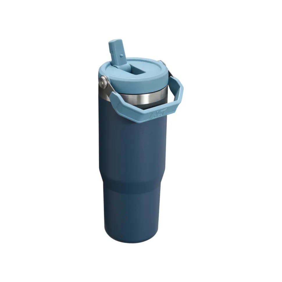 Termospullo Stanley The Iceflow Flip Straw Navy, 0,89 l