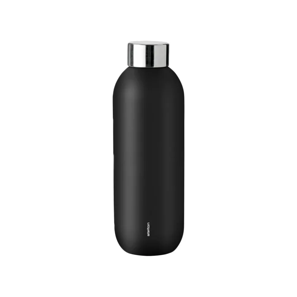Termospullo Stelton Keep Cool Black, 0,6 l