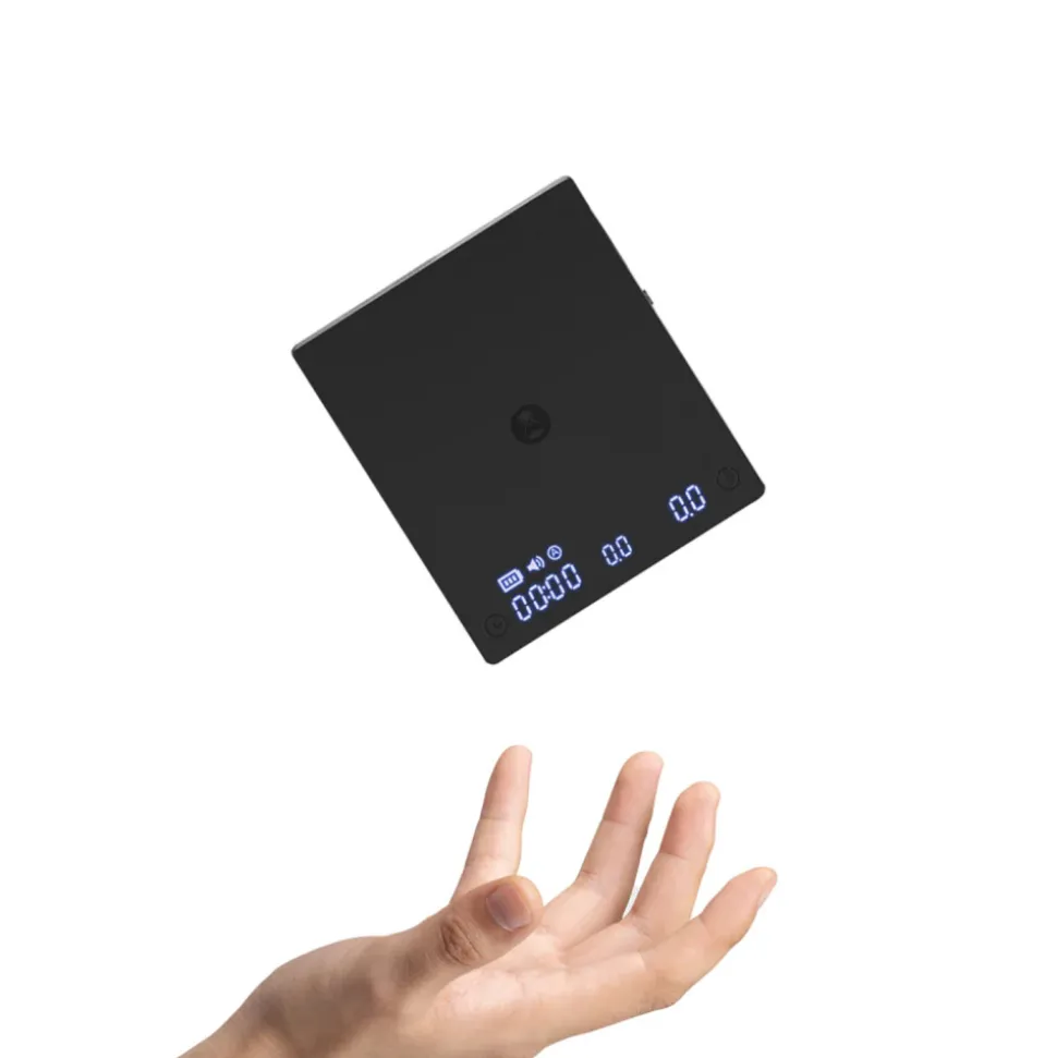 Timemore Black Mirror Mini digitaalinen kahvivaaka ajastimella – musta