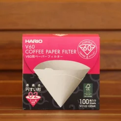 Valkoiset suodatinpaperit Hario Misarashi V60-2
