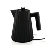 Vedenkeitin Alessi Plisse Black, 1 l