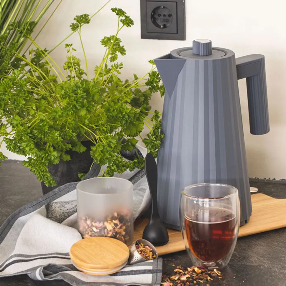 Vedenkeitin Alessi Plisse Grey, 1,7 l