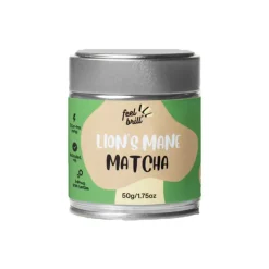 Vihreä matcha-tee lion’s mane Feel Brill, 50 g