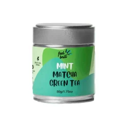 Vihreä matcha-tee mintulla Feel Brill, 50 g