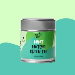 Vihreä matcha-tee mintulla Feel Brill, 50 g