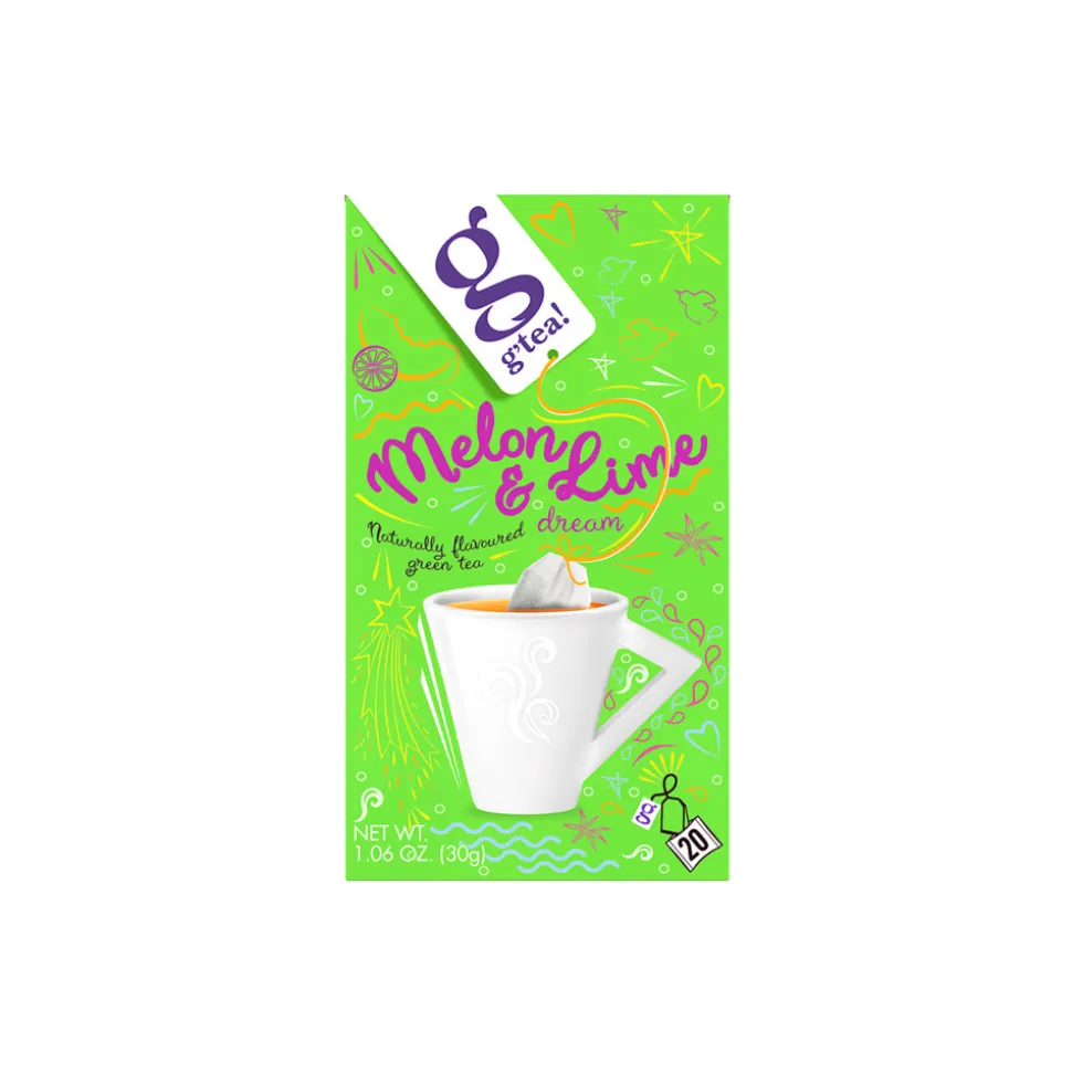 Vihreä tee g’tea! Melon & Lime Dream, 20 kpl.