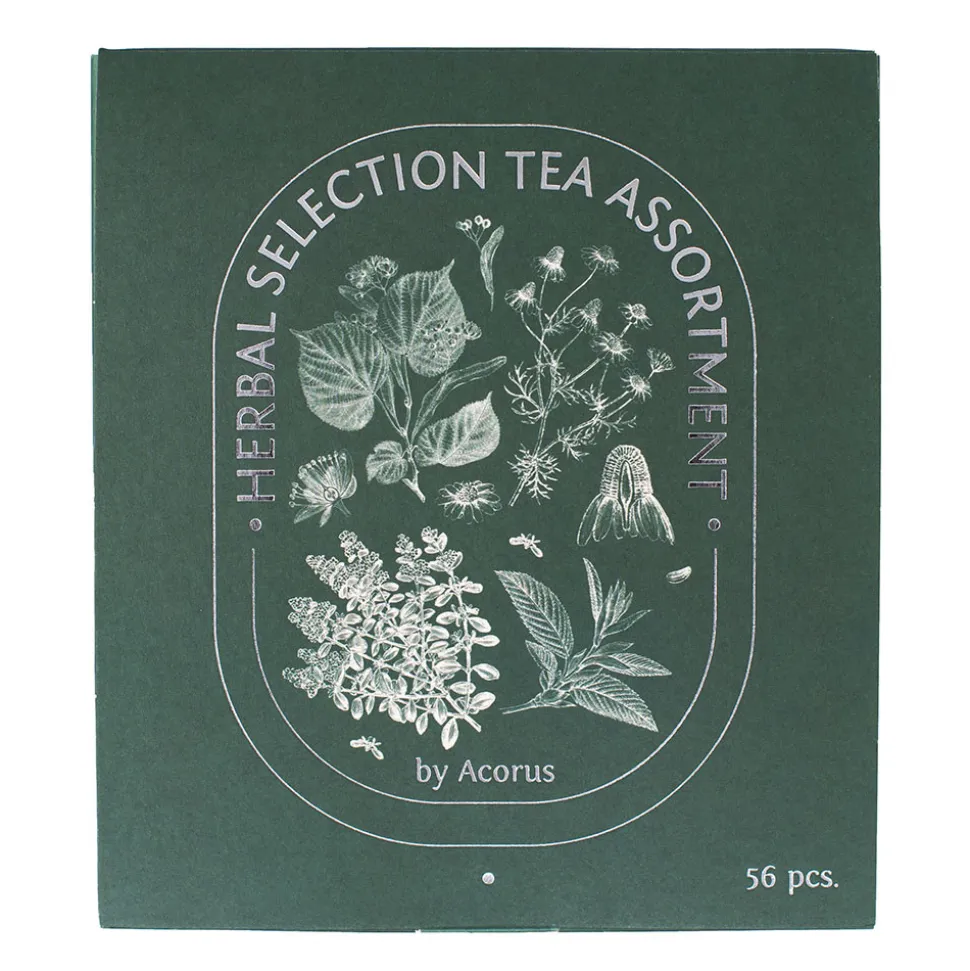 Yrttiteelajitelma ACORUS Herbal Selection, 56 kpl.